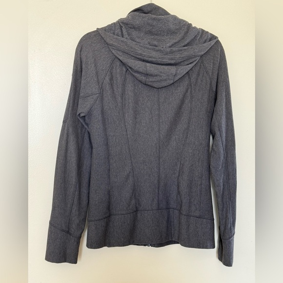 Athleta Strength Full Zip Up Hoodie in Grey Size Medium - Picture 10 of 14
